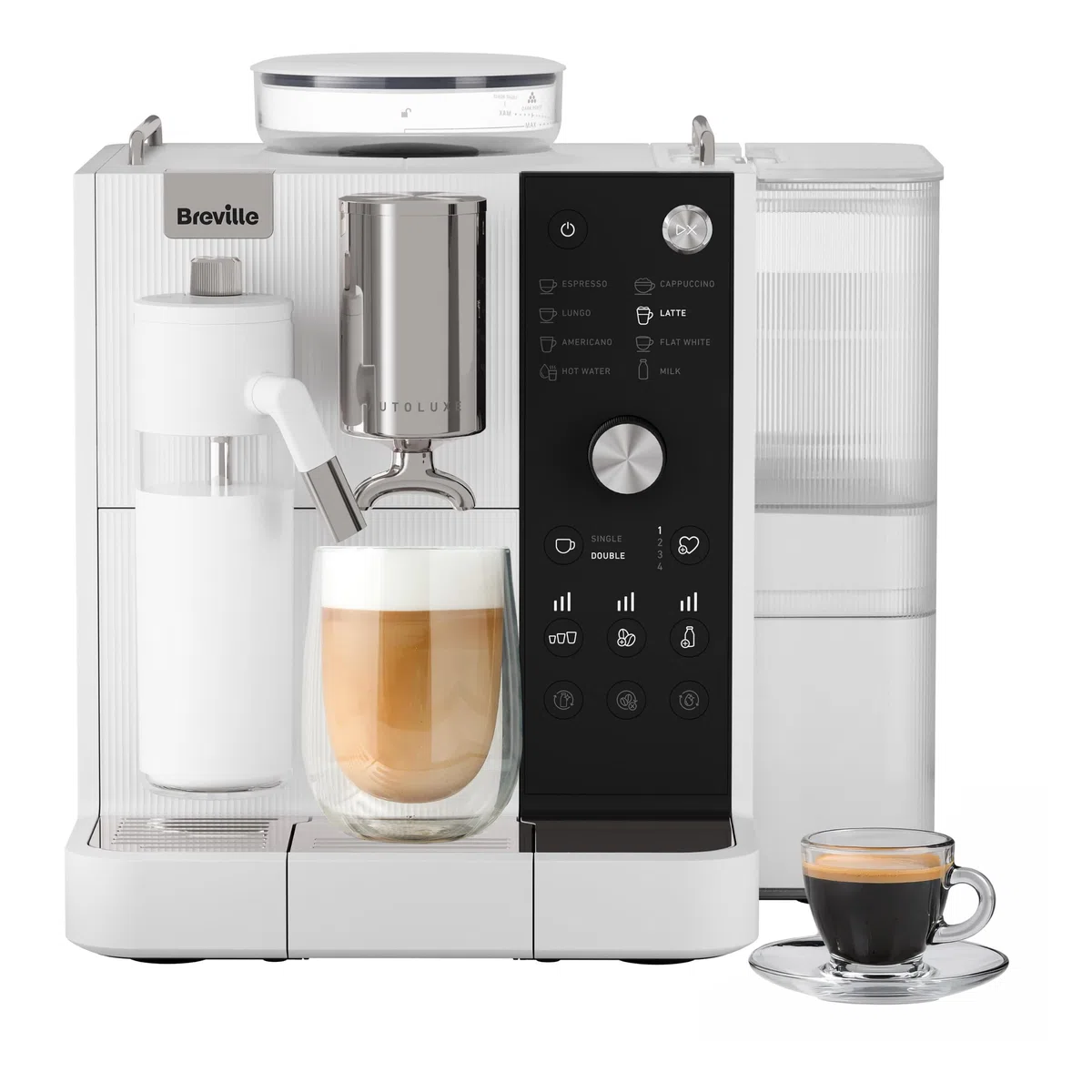 Breville Prima Latte AutoLuxe Espressomaschine, Weiß